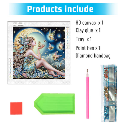 Elf Fairy - Special Shaped Drill Diamond Painting 30*30CM