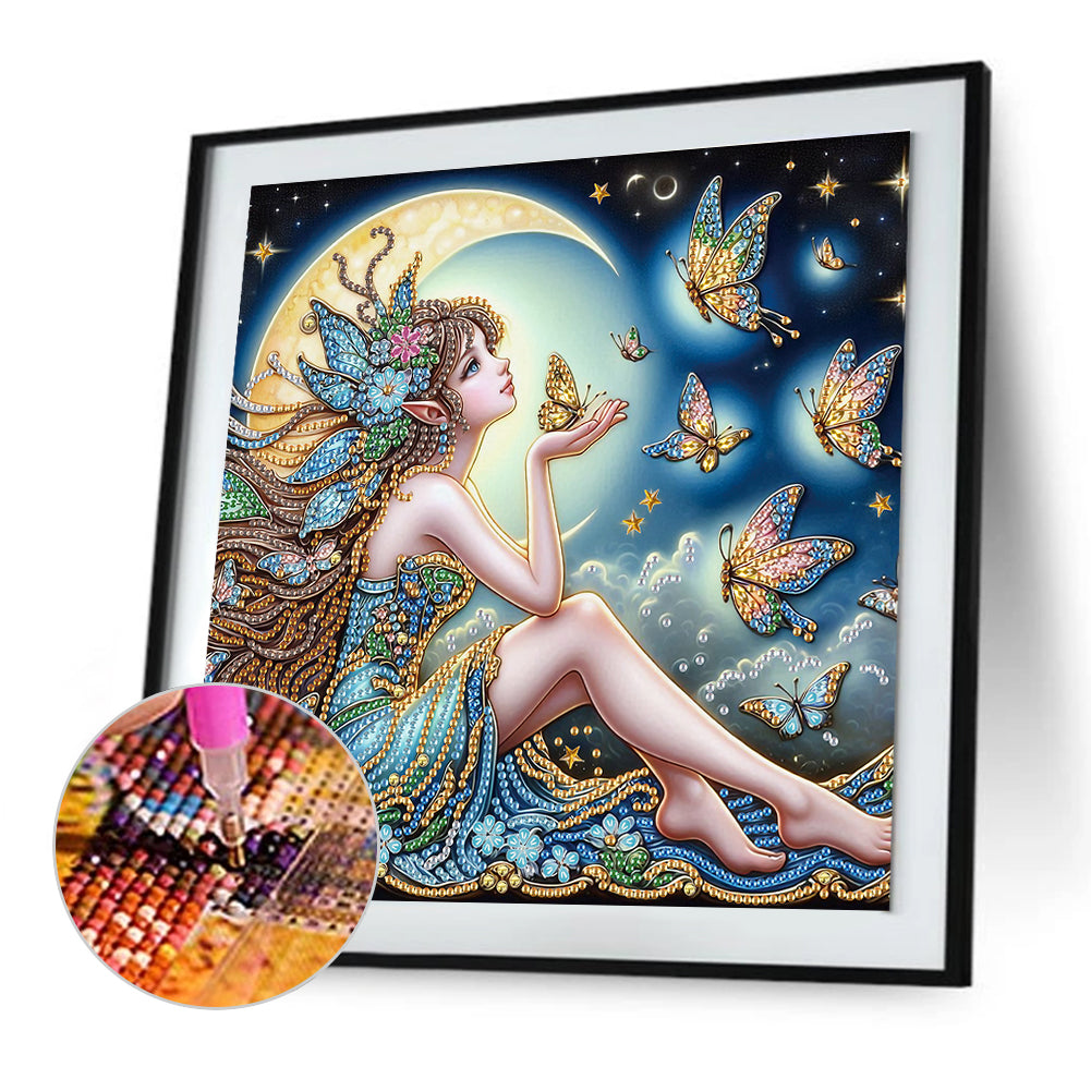 Elf Fairy - Special Shaped Drill Diamond Painting 30*30CM