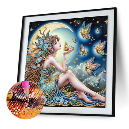 Elf Fairy - Special Shaped Drill Diamond Painting 30*30CM