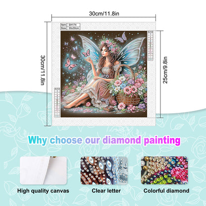 Elf Fairy - Special Shaped Drill Diamond Painting 30*30CM