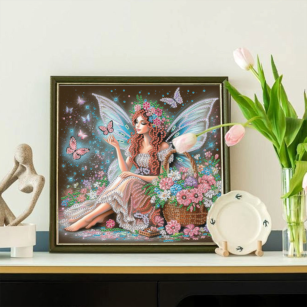 Elf Fairy - Special Shaped Drill Diamond Painting 30*30CM
