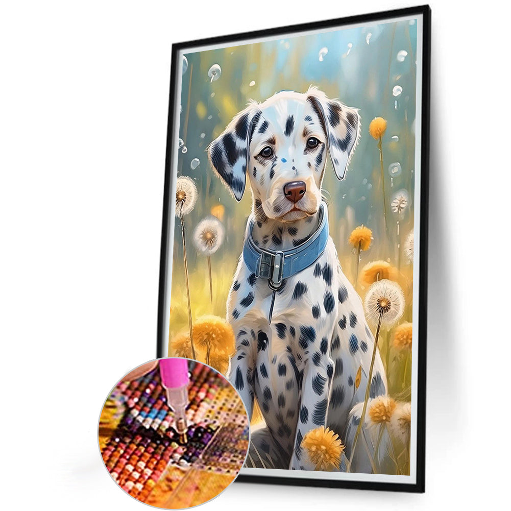 Dalmatian - Full Round Drill Diamond Painting 40*60CM