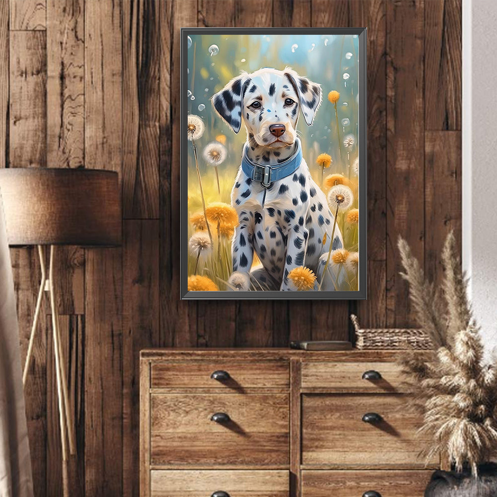 Dalmatian - Full Round Drill Diamond Painting 40*60CM