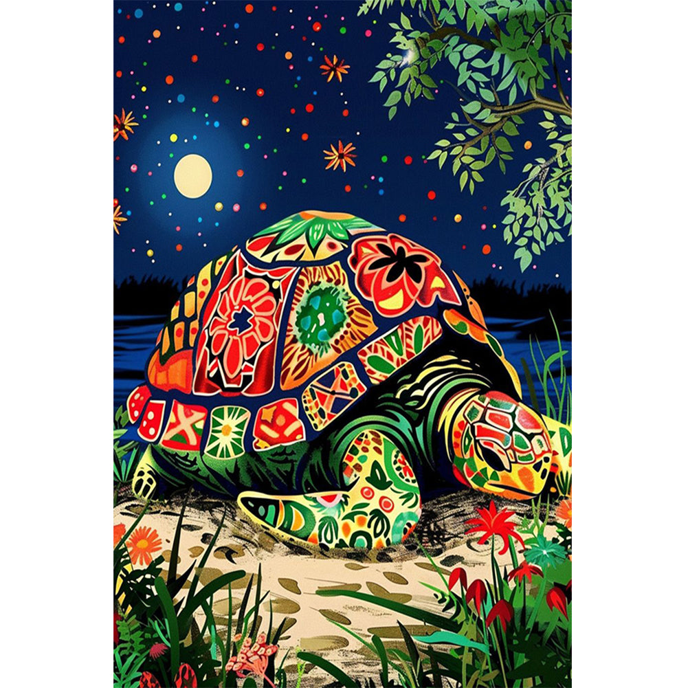 Sea Turtle - Full Round Drill Diamond Painting 40*60CM