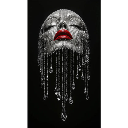 Water Drop Woman - Full AB Round Drill Diamond Painting 40*70CM
