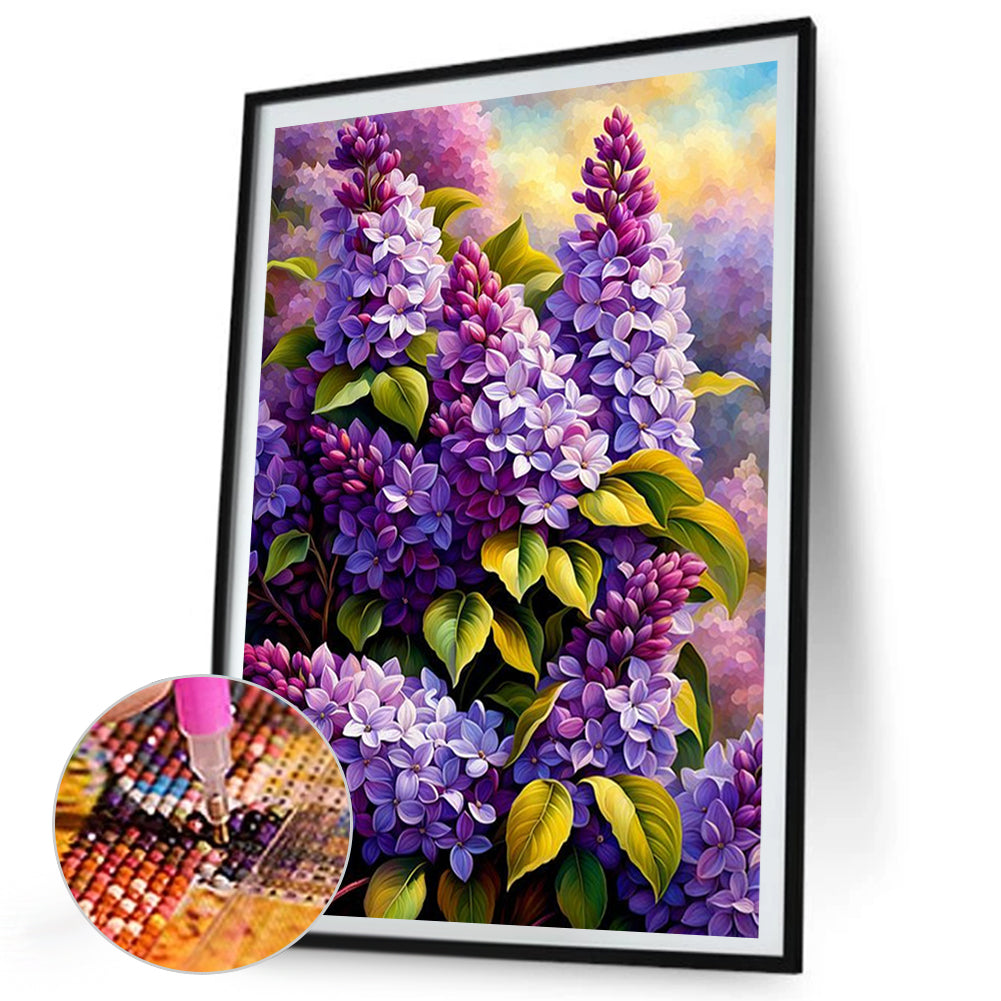 Violet - Full AB Square Drill Diamond Painting 40*60CM