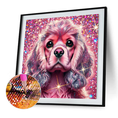 Shining Diamond Dog - Full Square Drill Diamond Painting 40*40CM