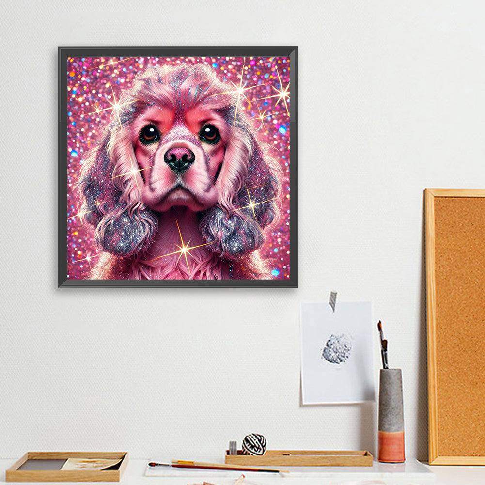 Shining Diamond Dog - Full Square Drill Diamond Painting 40*40CM