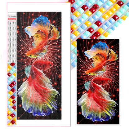 Goldfish - Full AB Square Drill Diamond Painting 40*80CM