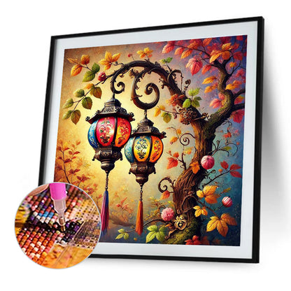 Atmosphere Lantern - Full Round Drill Diamond Painting 40*40CM