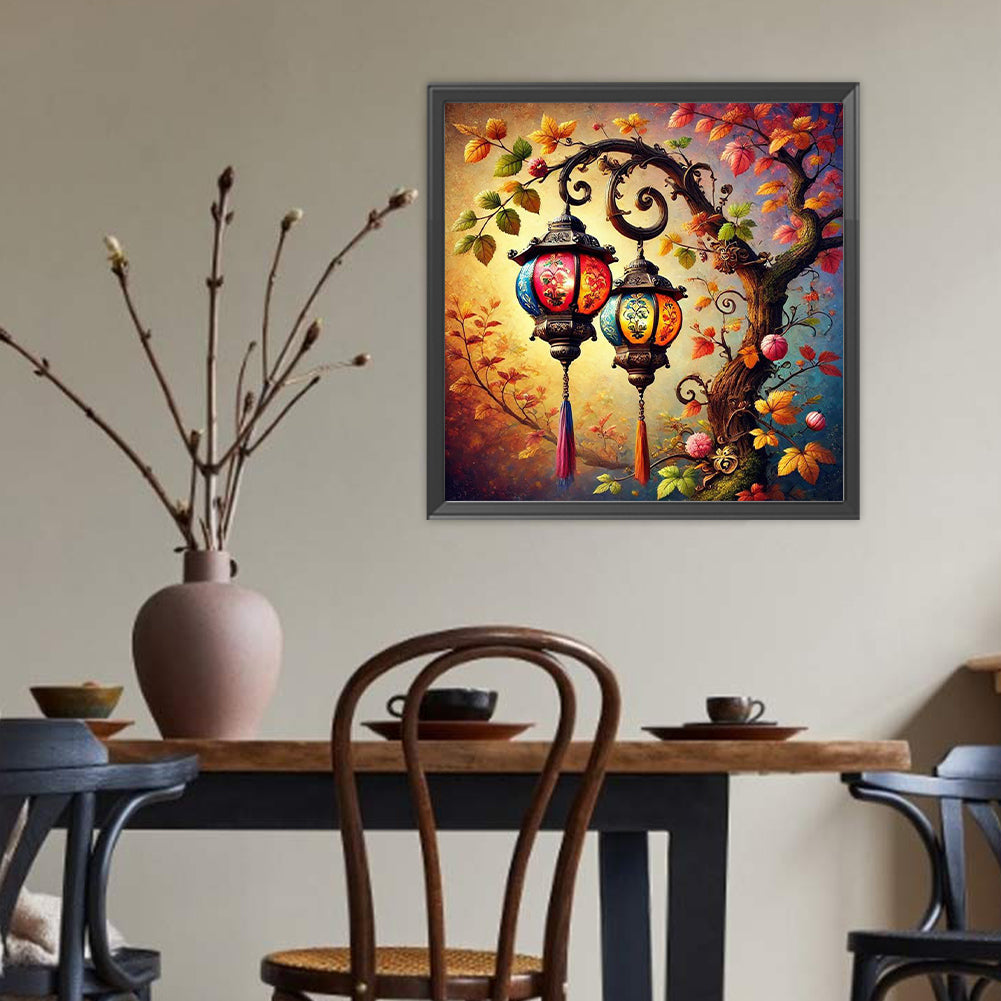 Atmosphere Lantern - Full Round Drill Diamond Painting 40*40CM