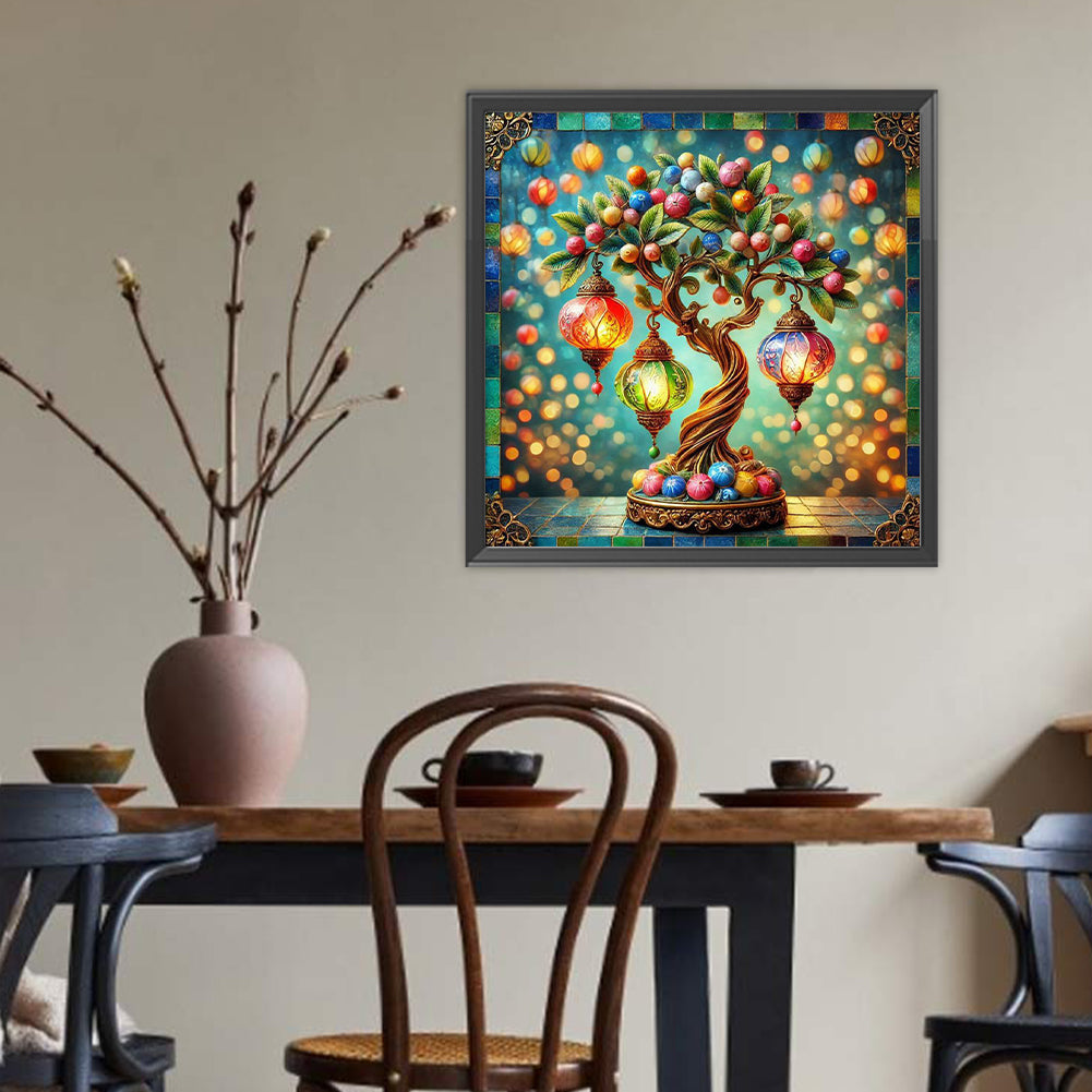 Atmosphere Lantern - Full Round Drill Diamond Painting 40*40CM
