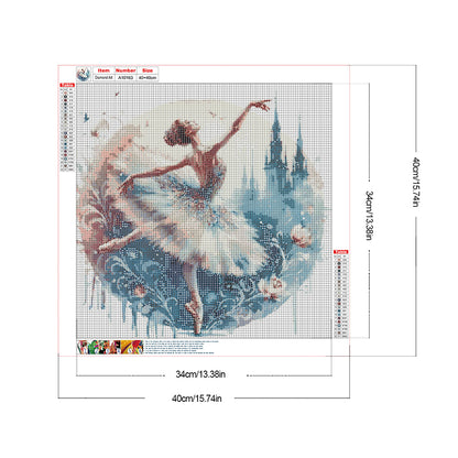 Ballet Girl - Full Round Drill Diamond Painting 40*40CM