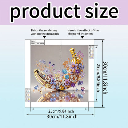 Fruit Banana - Special Shaped Drill Diamond Painting 30*30CM