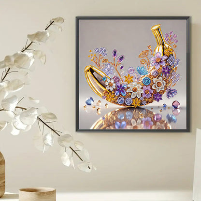Fruit Banana - Special Shaped Drill Diamond Painting 30*30CM