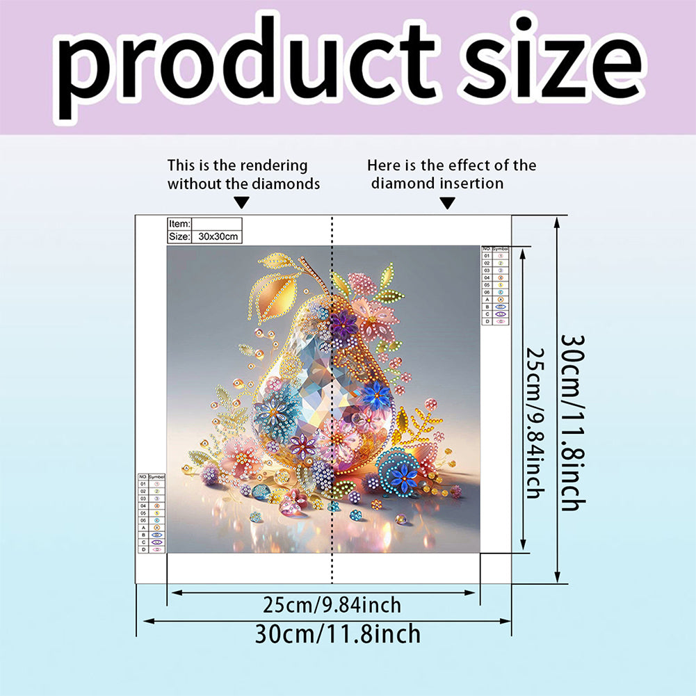 Fruit Pear - Special Shaped Drill Diamond Painting 30*30CM