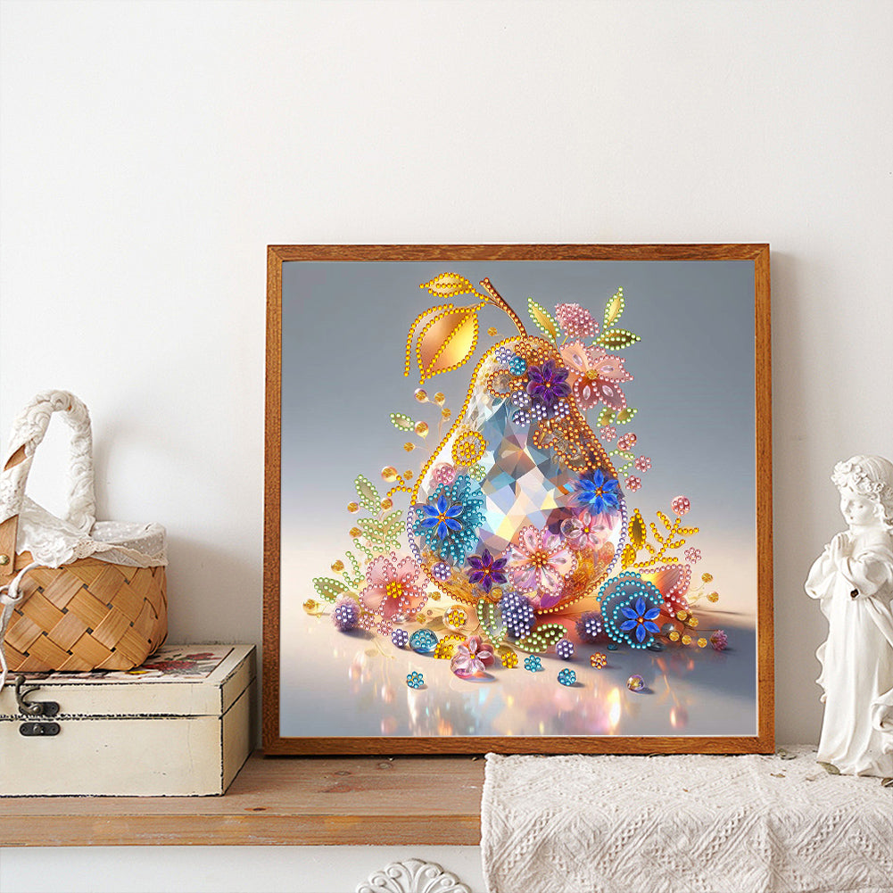 Fruit Pear - Special Shaped Drill Diamond Painting 30*30CM