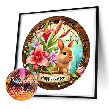 Easter Bunny - Full Round Drill Diamond Painting 30*30CM