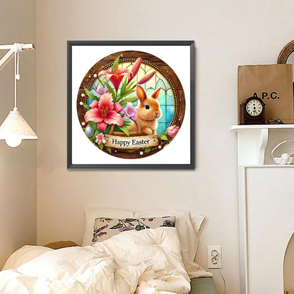 Easter Bunny - Full Round Drill Diamond Painting 30*30CM