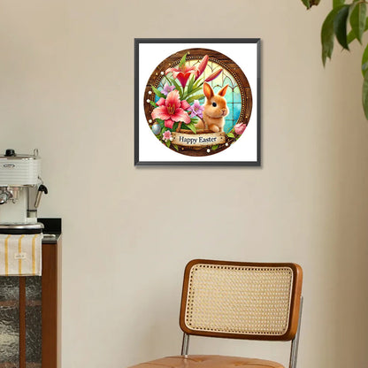 Easter Bunny - Full Round Drill Diamond Painting 30*30CM