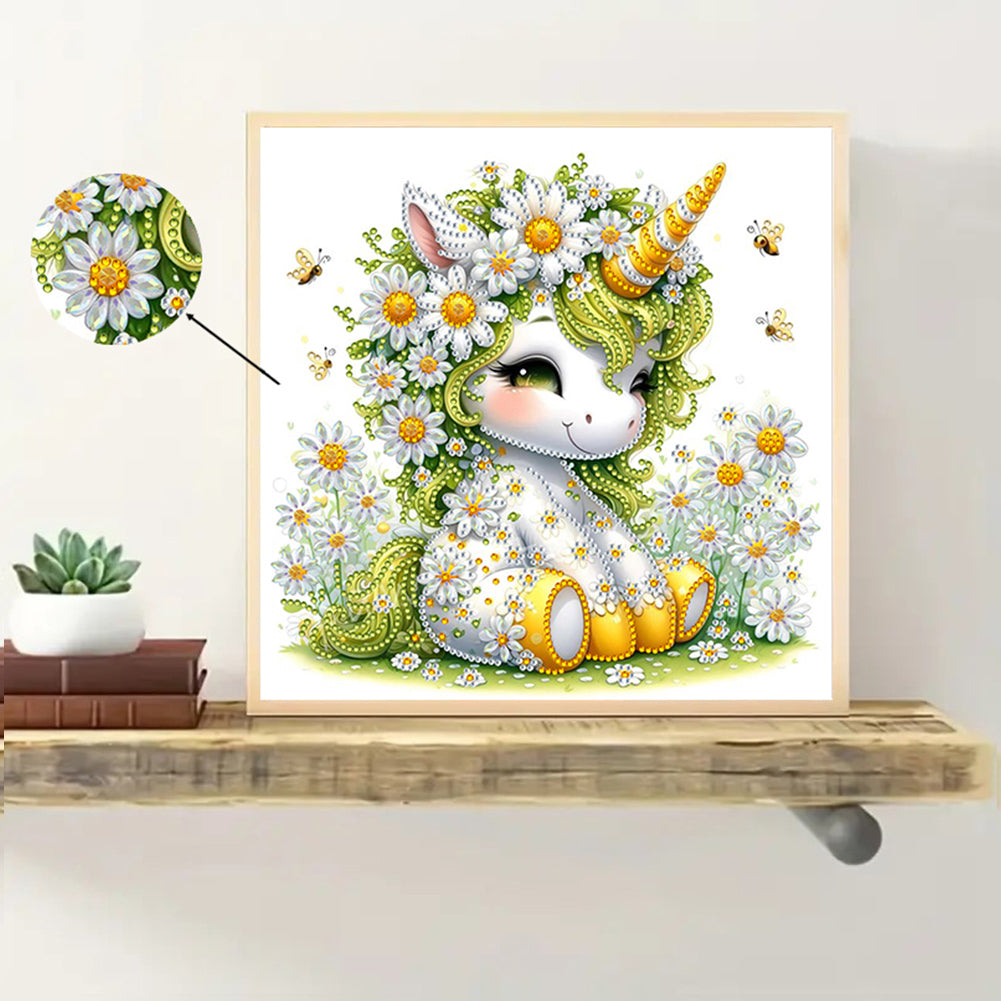 Unicorn - Special Shaped Drill Diamond Painting 30*30CM