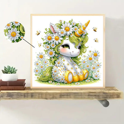 Unicorn - Special Shaped Drill Diamond Painting 30*30CM