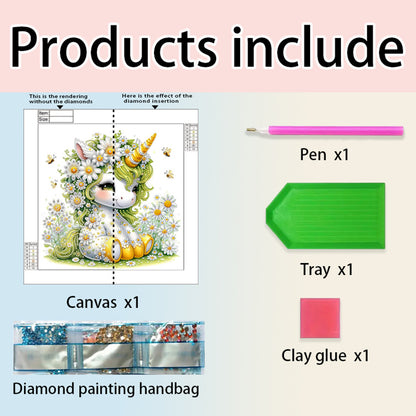 Unicorn - Special Shaped Drill Diamond Painting 30*30CM