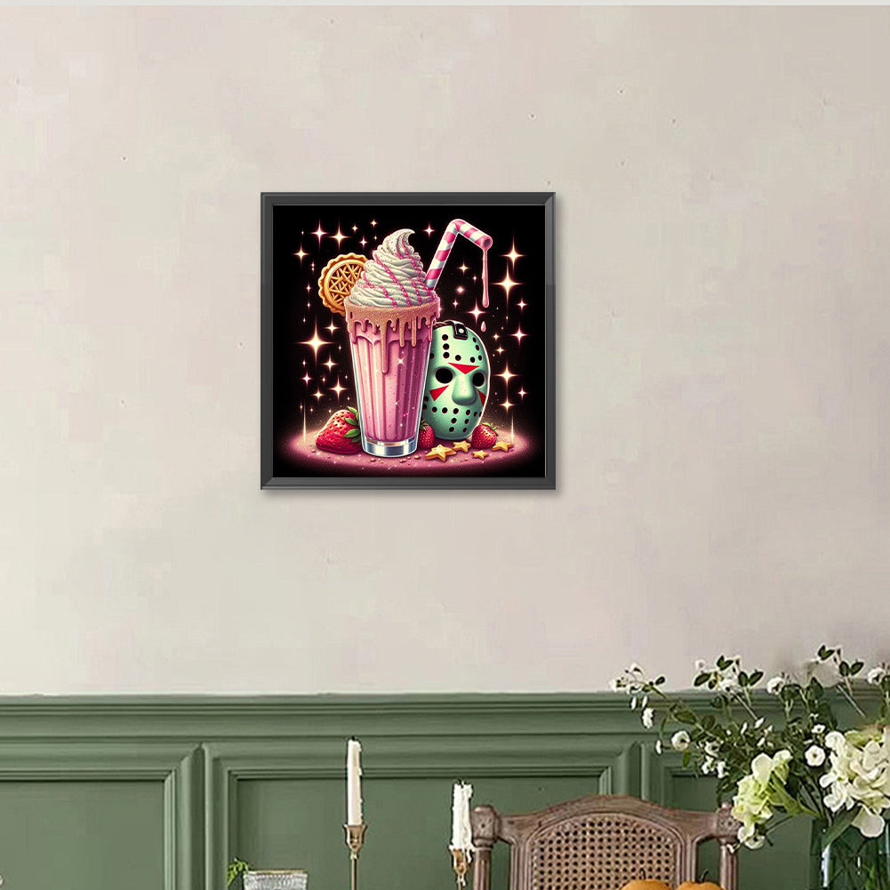 Ice Cream Mask Jason Magic - Full Round Drill Diamond Painting 40*40CM