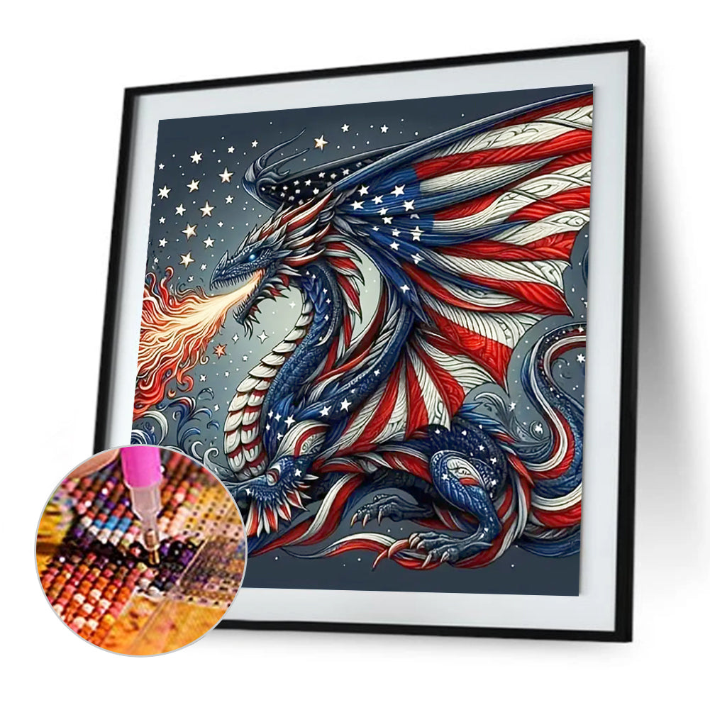 Flame Of Freedom - Full Square Drill Diamond Painting 40*40CM