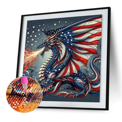 Flame Of Freedom - Full Square Drill Diamond Painting 40*40CM