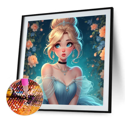 Cinderella - Full AB Round Drill Diamond Painting 40*40CM