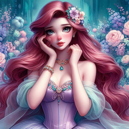 Ariel - Full AB Round Drill Diamond Painting 40*40CM