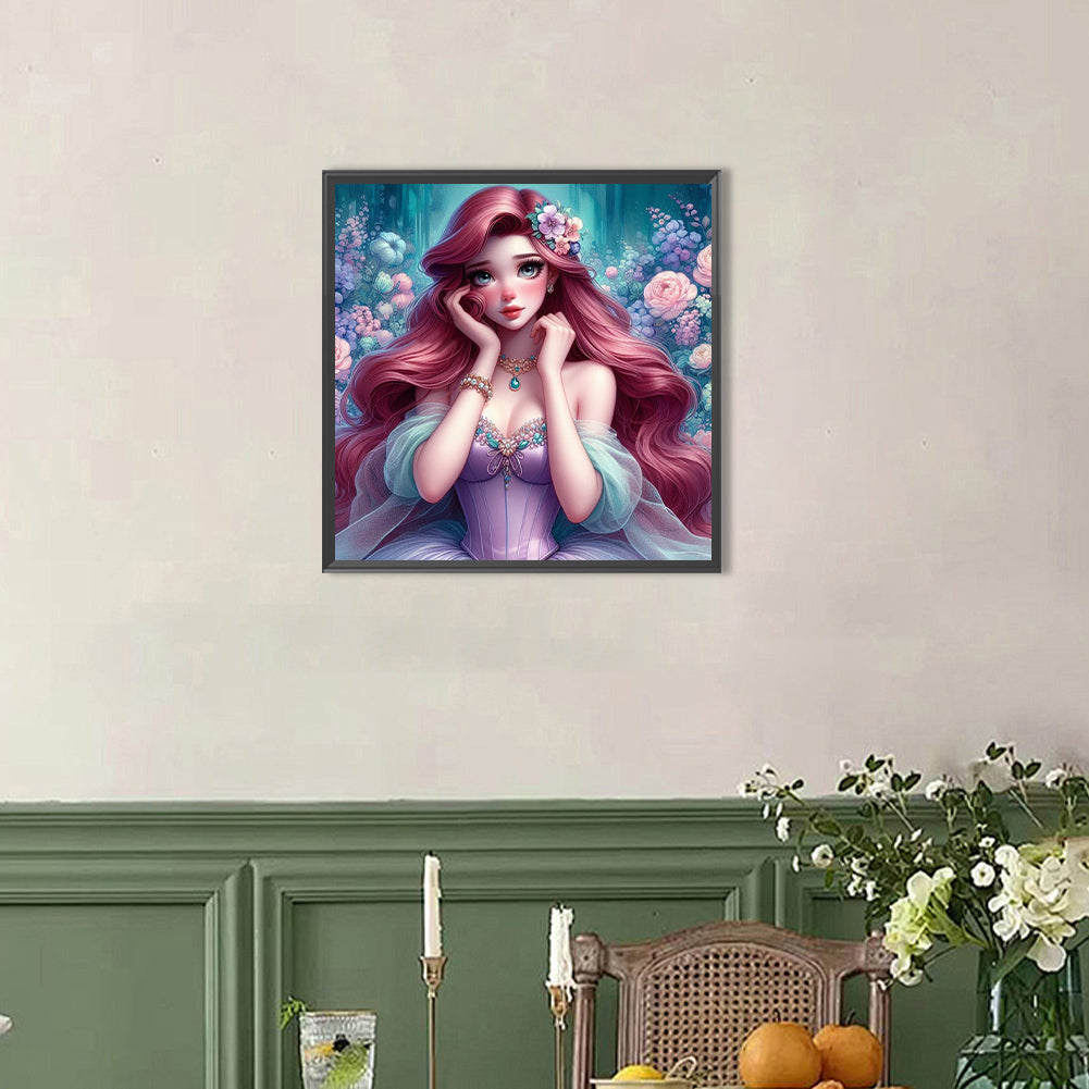Ariel - Full AB Round Drill Diamond Painting 40*40CM