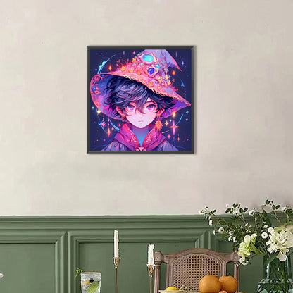 Magic Boy - Full AB Round Drill Diamond Painting 40*40CM