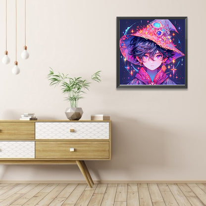Magic Boy - Full AB Round Drill Diamond Painting 40*40CM