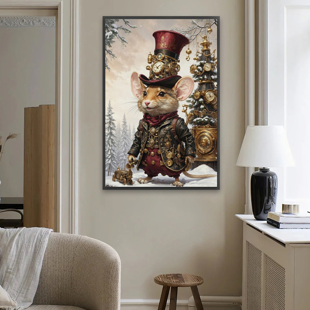 Machine Mouse - Full Square Drill Diamond Painting 40*60CM