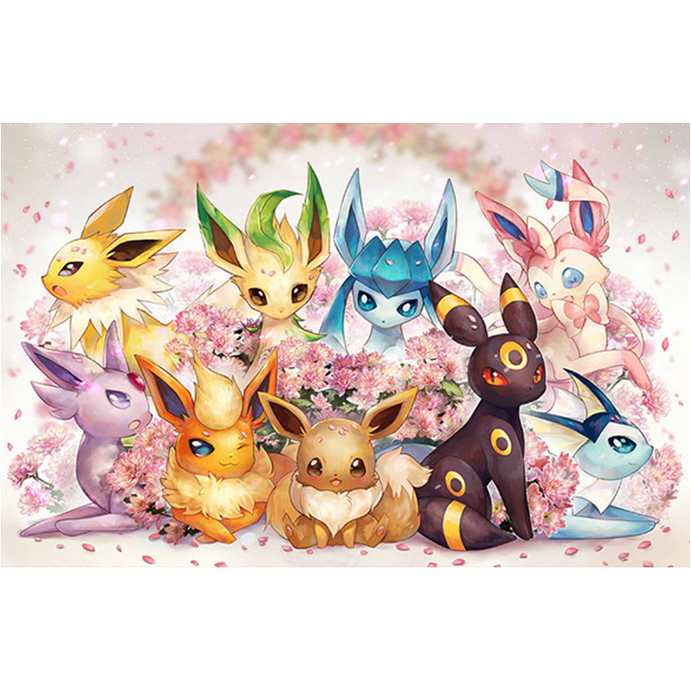 Pokemon - Full Round Drill Diamond Painting 60*40CM