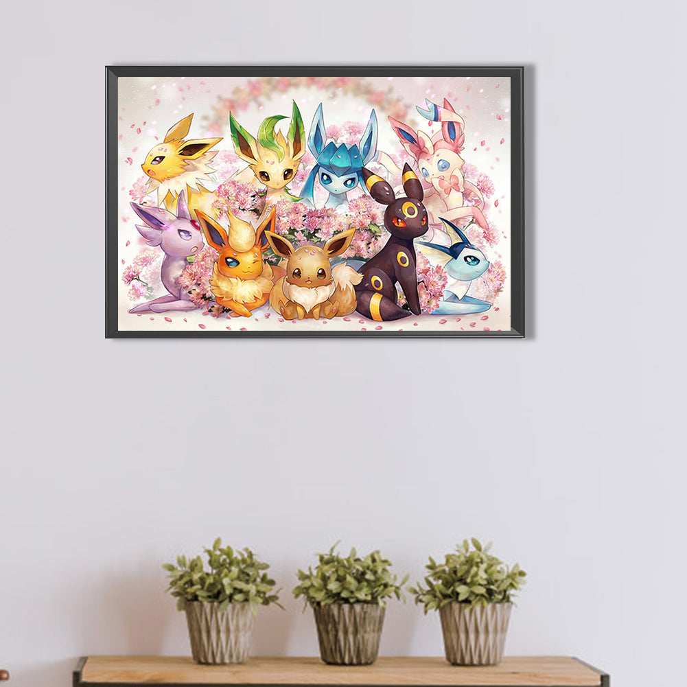 Pokemon - Full Round Drill Diamond Painting 60*40CM