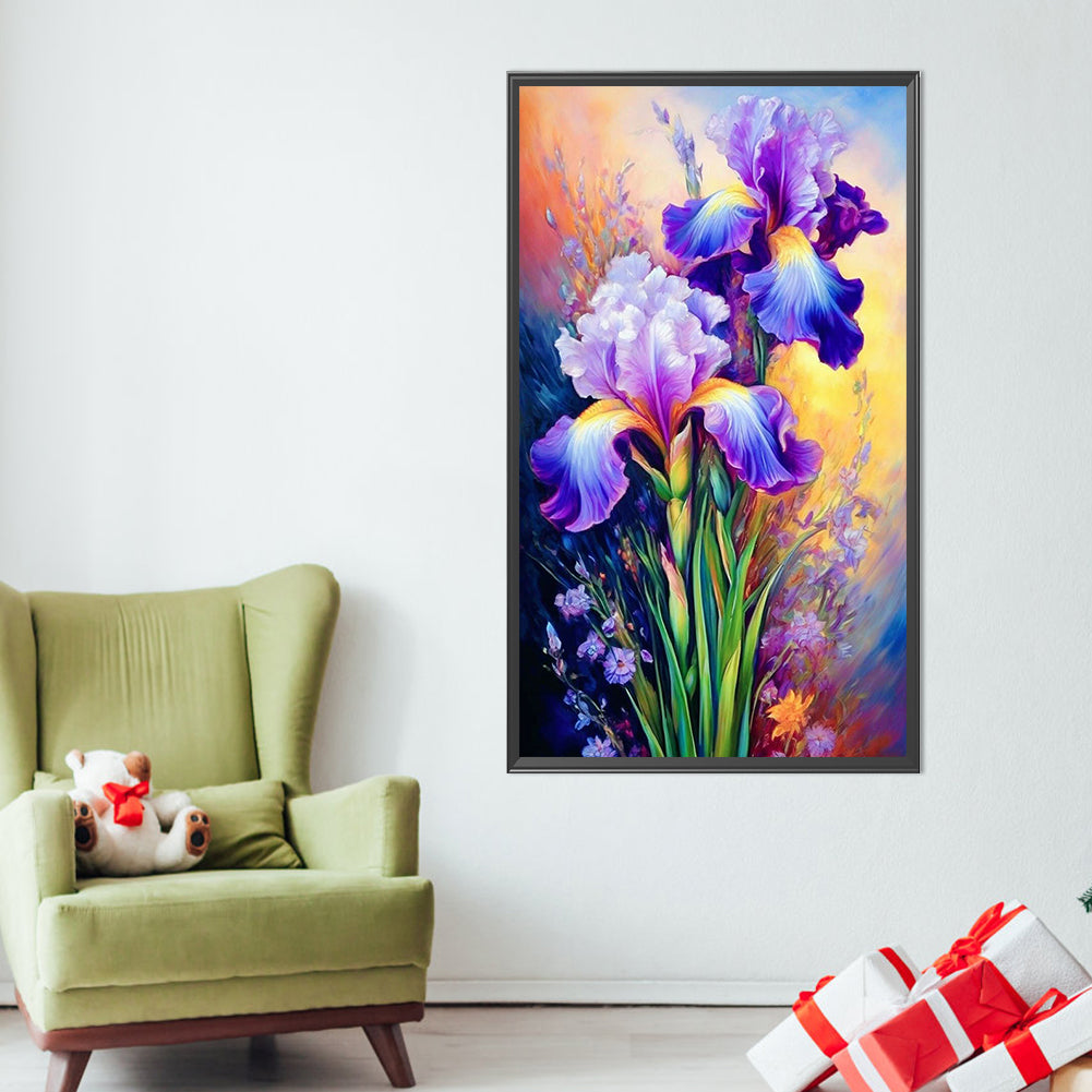 Iris - Full AB Square Drill Diamond Painting 40*70CM