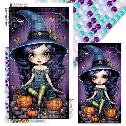 Illustrator Witch - Full Round Drill Diamond Painting 40*70CM