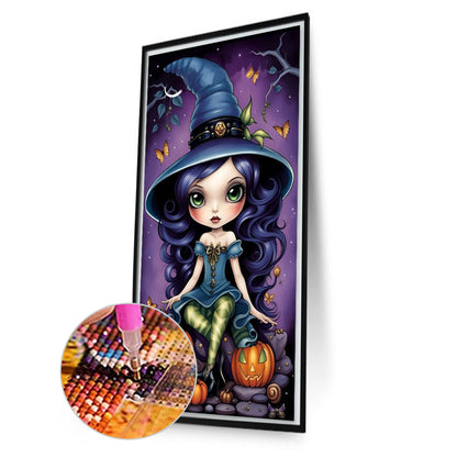 Illustrator Witch - Full Round Drill Diamond Painting 40*70CM