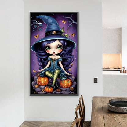 Illustrator Witch - Full Round Drill Diamond Painting 40*70CM