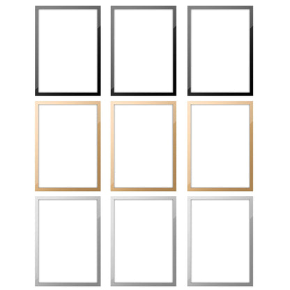 9Pcs Magnetic Picture Frame Magnetic Photo Frame Multifunctional for Party Decor