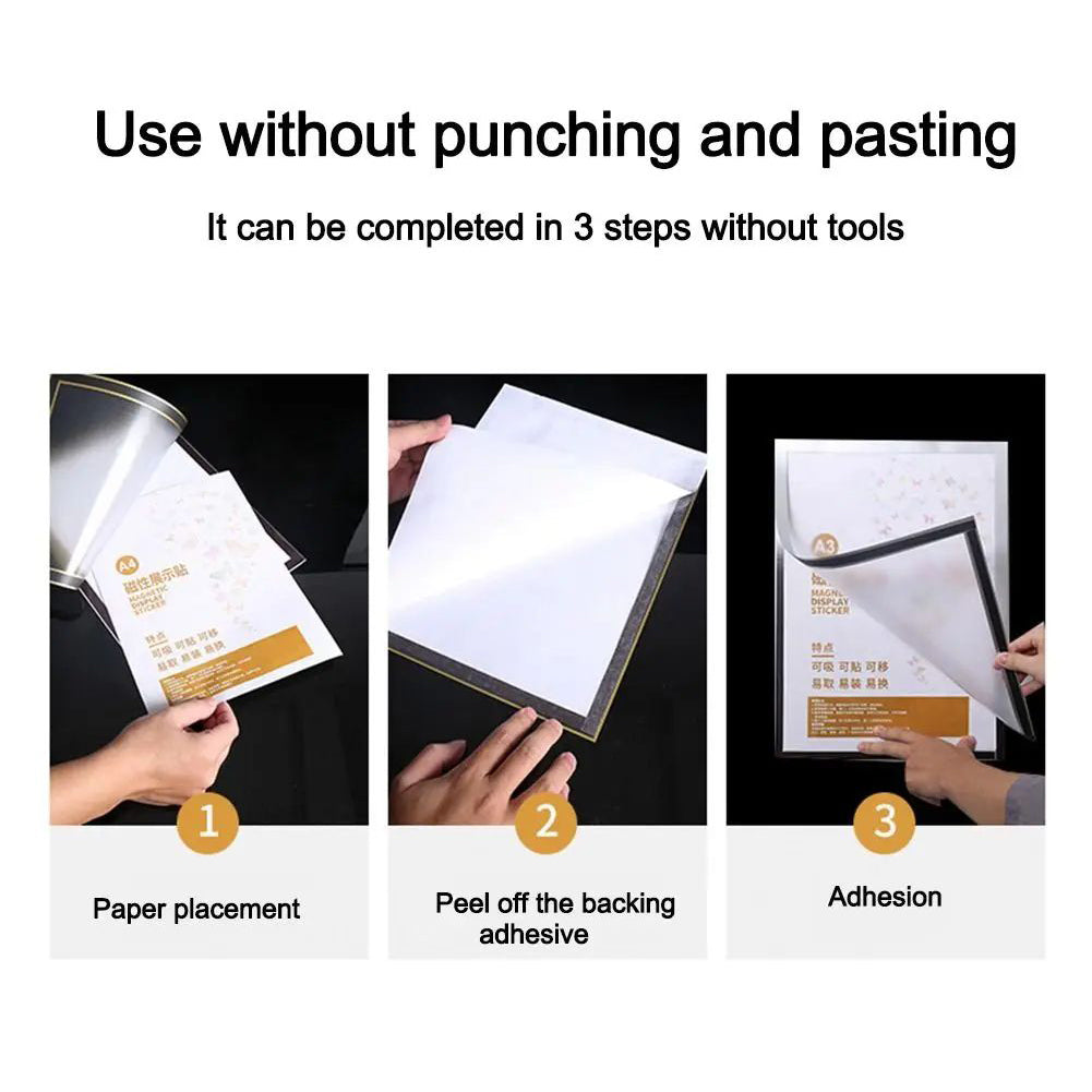 9Pcs Magnetic Picture Frame Magnetic Photo Frame Multifunctional for Party Decor