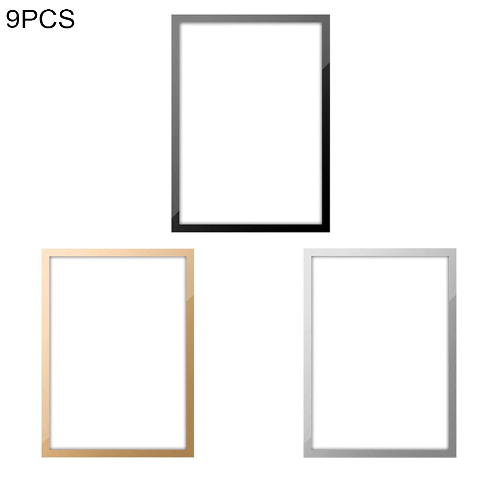 9Pcs Magnetic Picture Frame Magnetic Photo Frame Multifunctional for Party Decor