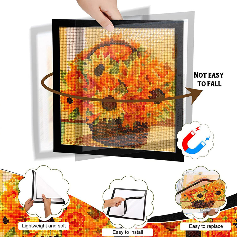 9Pcs Magnetic Picture Frame Magnetic Photo Frame Multifunctional for Party Decor