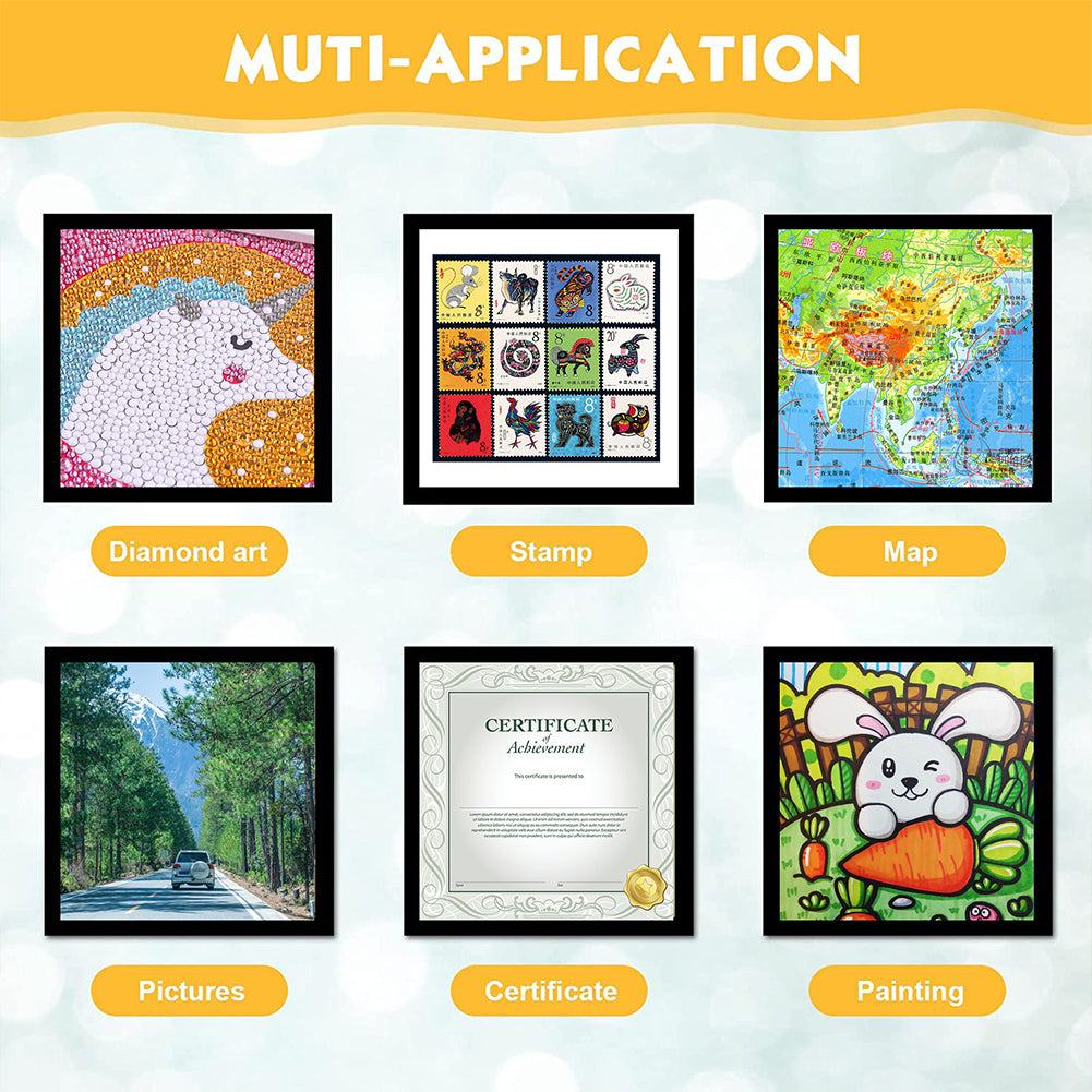 9Pcs Magnetic Picture Frame Magnetic Photo Frame Multifunctional for Party Decor