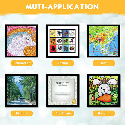 9Pcs Magnetic Picture Frame Magnetic Photo Frame Multifunctional for Party Decor
