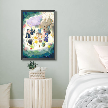 Natsume'S Book Of Friends And Dog Meeting - Full Round Drill Diamond Painting 40*60CM