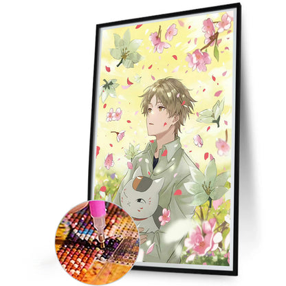 Natsume And The Sea Of ??Petals - Full Round Drill Diamond Painting 40*60CM